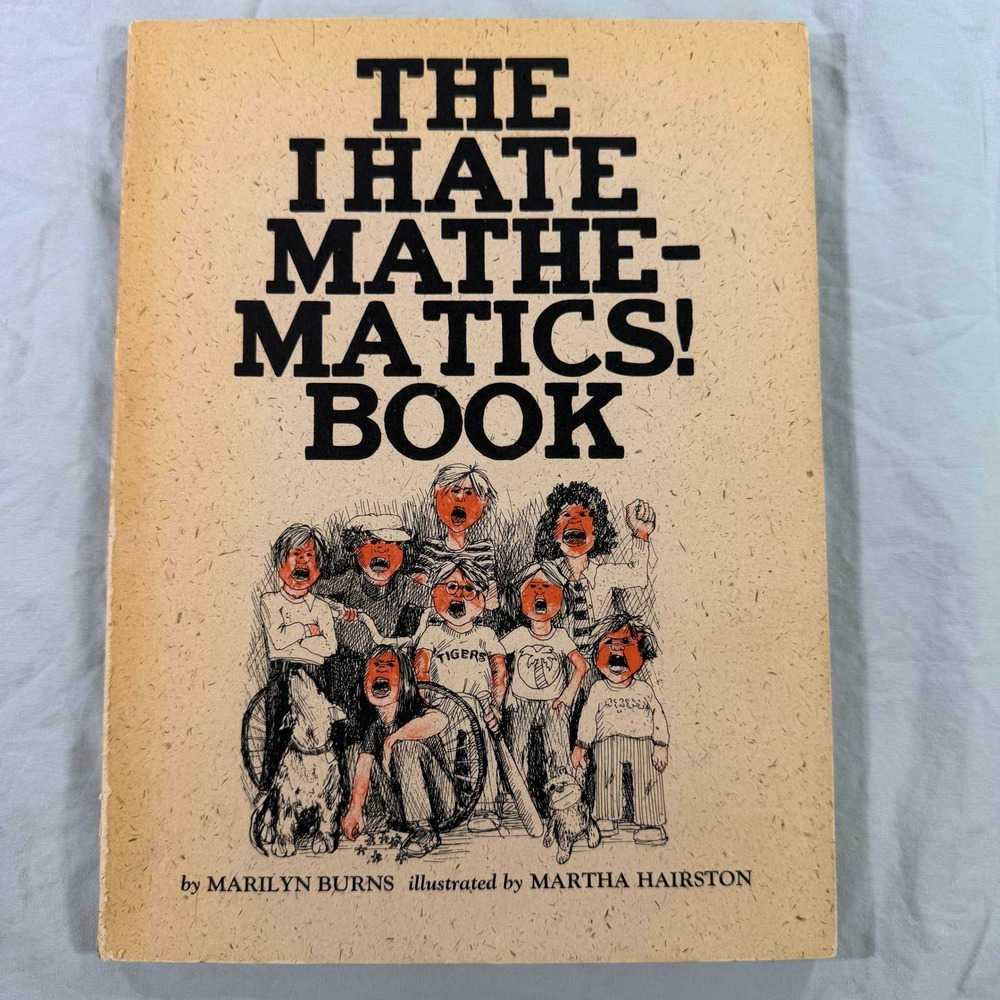 The I Hate Mathematics! Book Marilyn Burns Brown Paper School 1975 Paperback